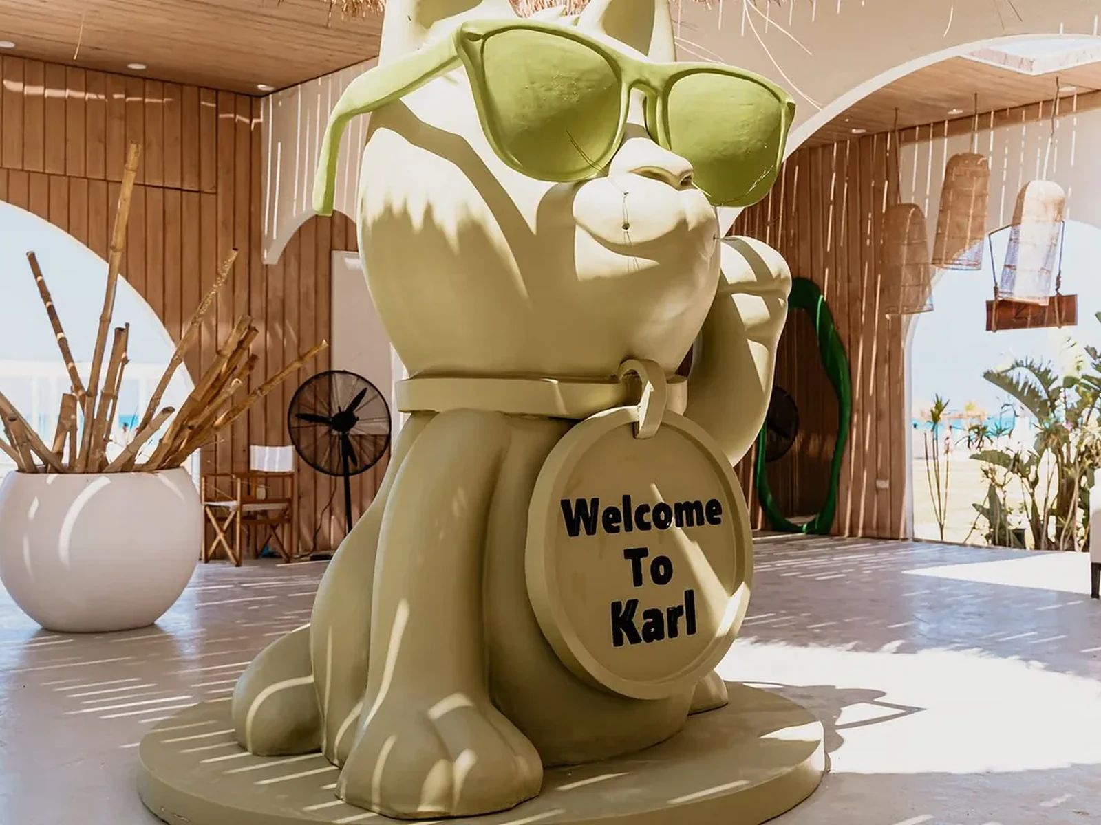 Karl Beach Club in Marina El Alamein, North Coast Egypt