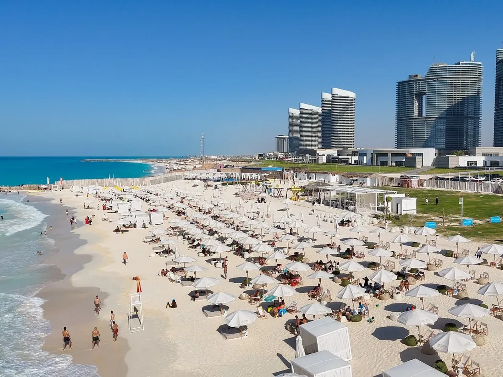 Karl Beach Club in Marina El Alamein, North Coast Egypt